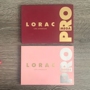 LORAC Mega Pro eyeshadow palette bundle! 1 & 4